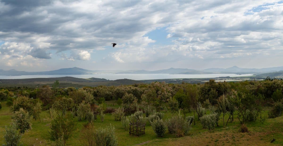 La Maison Bleue Naivasha — view across the Rift Valley toward Lake Naivasha